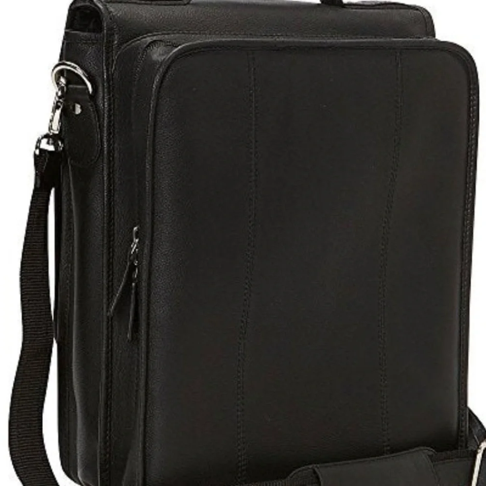 Black Leather Men's Bag